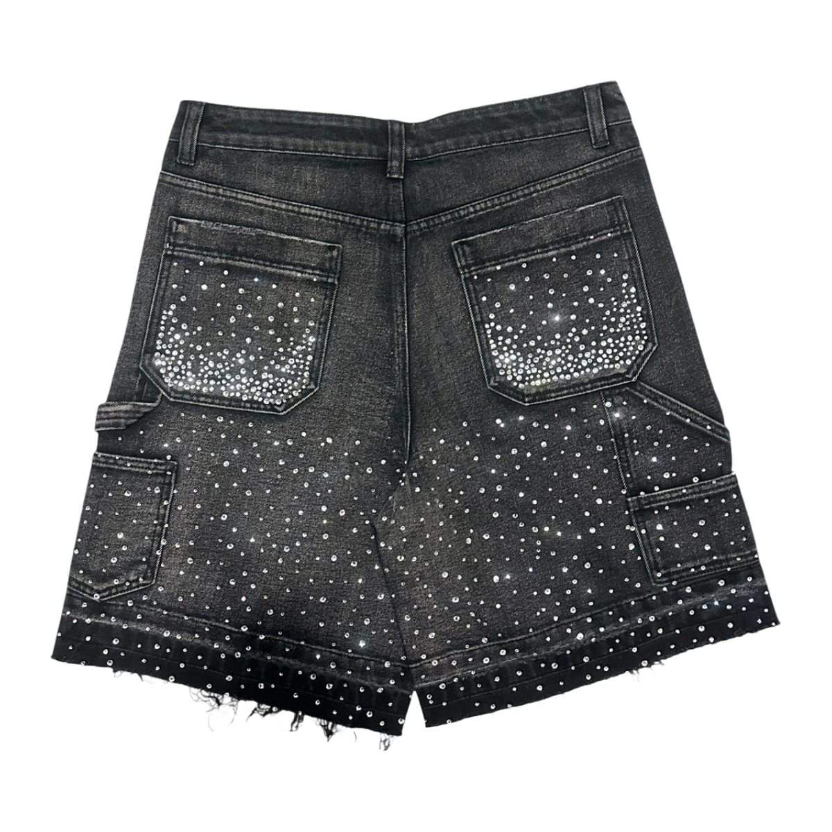 CONCEPT 'HERITAGE' BLACK WASH DENIM SHORTS