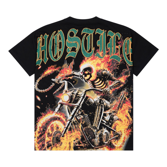 XHOSTILE 'GHOST RIDER' TEE - BLACK