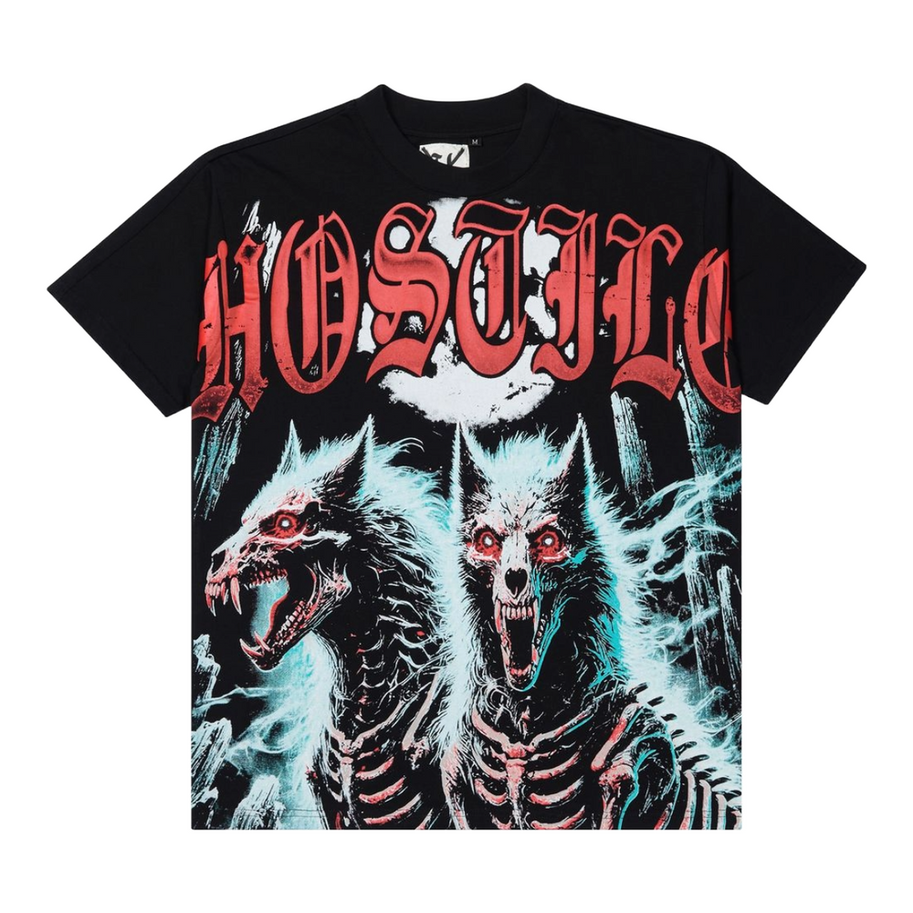 XHOSTILE 'HOUNDS' TEE - BLACK