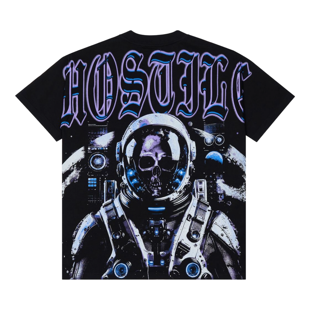 XHOSTILE 'LOST IN SPACE' TEE - BLACK