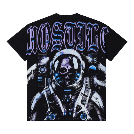 XHOSTILE 'LOST IN SPACE' TEE - BLACK