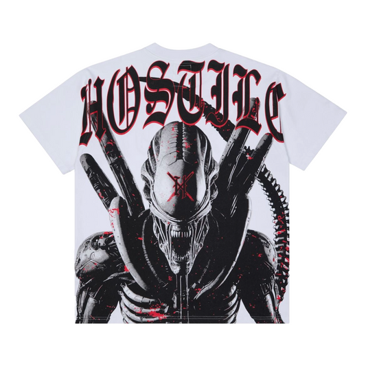 XHOSTILE 'PREDATOR' TEE - WHITE