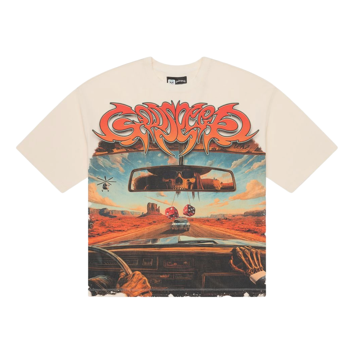 GODSPEED ON THE RUN TEE (BONE)