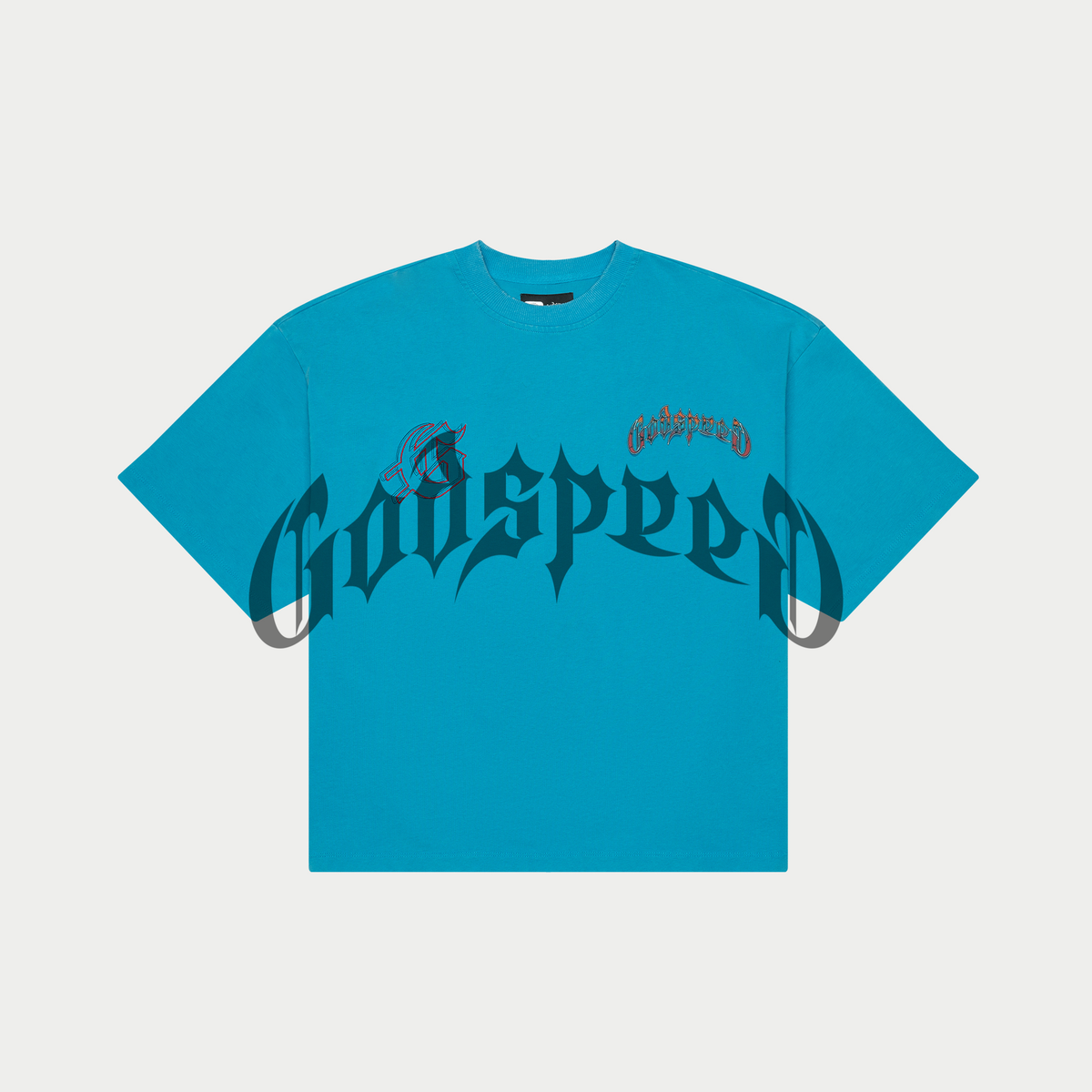 GODSPEED NATURAL DISASTER TEE (PANTHER BLUE)