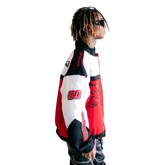 GUAPI CRIMSON RED DODGE HELLCAT RACER JACKET