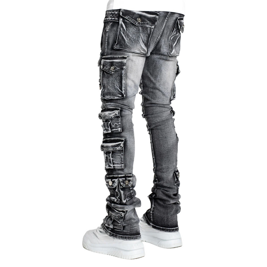 GUAPI IRON GREY TACTICAL STACKED DENIM