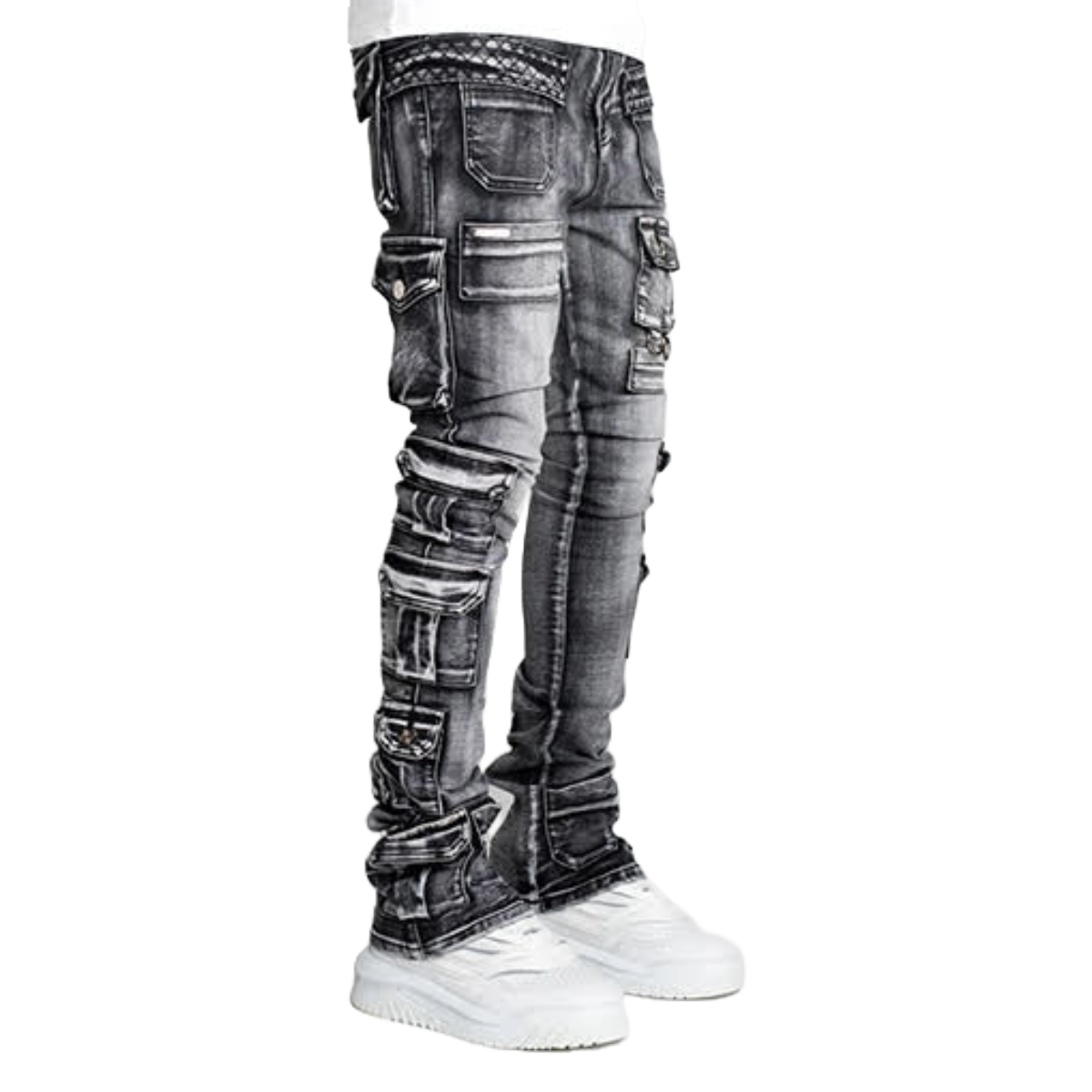 GUAPI IRON GREY TACTICAL STACKED DENIM