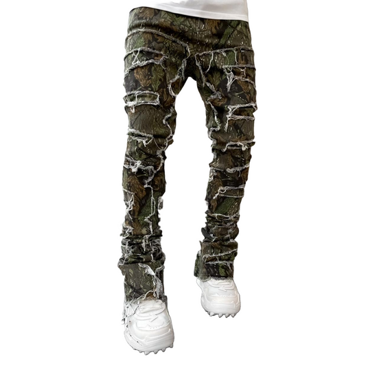 GUAPI CAMO BLOOD DIAMOND STACKED DENIM V2