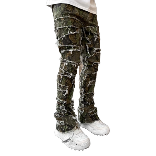 GUAPI CAMO BLOOD DIAMOND STACKED DENIM V2