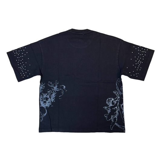 PRESTIGE 'ANGEL' RHINESTONE TEE