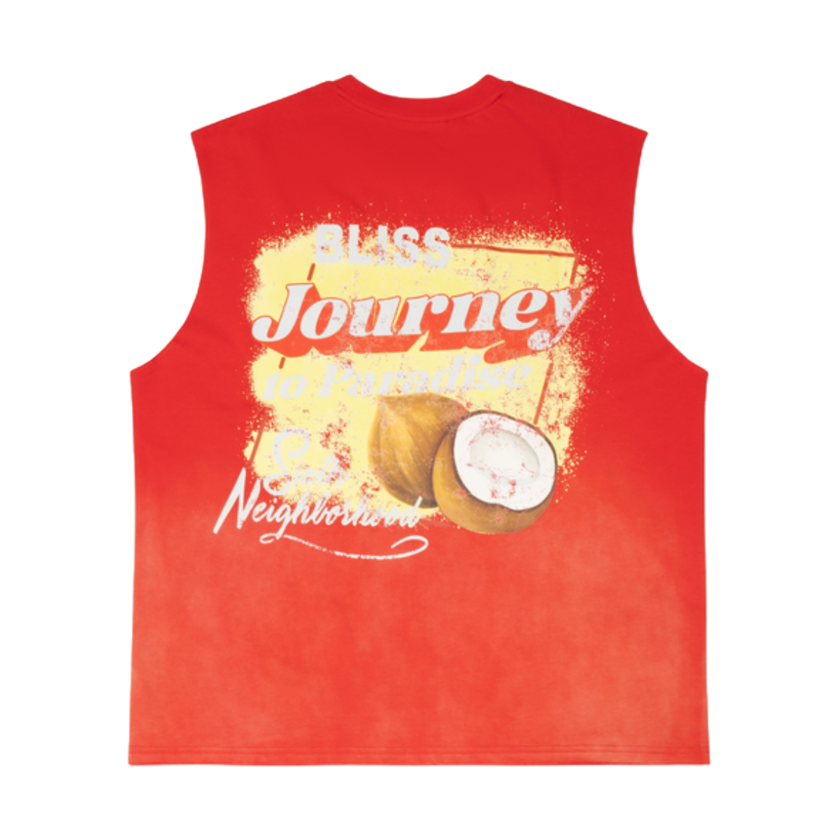 6TH "MUSCLE" SLEEVELESS TEE - RED