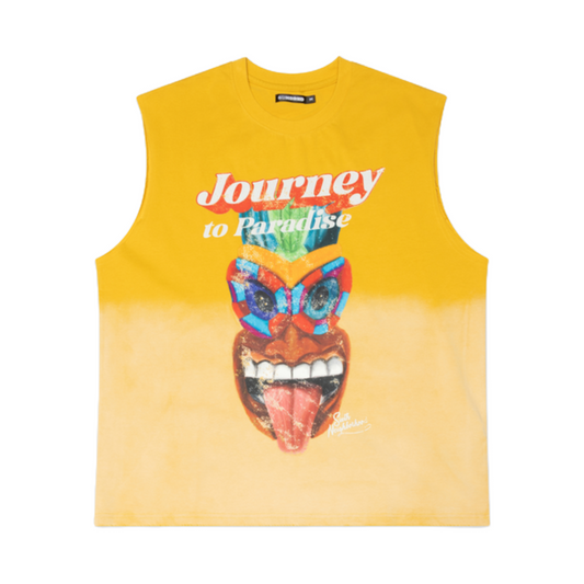 6TH "MUSCLE" SLEEVELESS TEE - YELLOW
