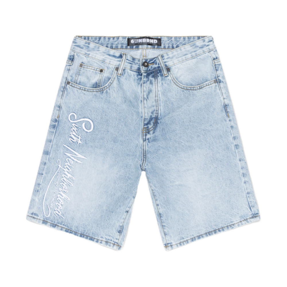 6TH "TIDES" DENIM SHORTS - BLUE