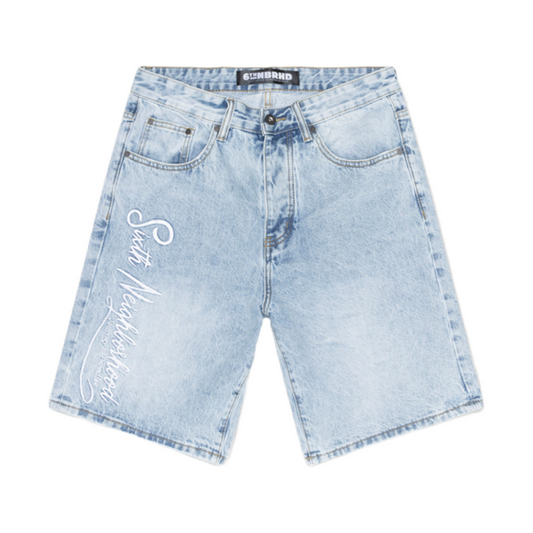 6TH "TIDES" DENIM SHORTS - BLUE