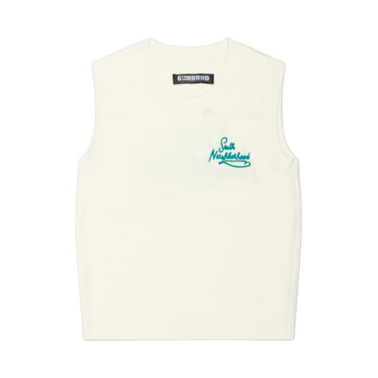 6TH "REEF" SLEEVELESS - CREAM