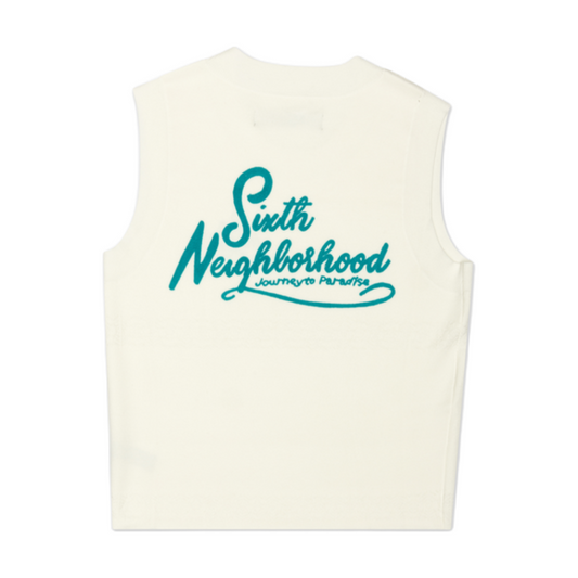 6TH "REEF" SLEEVELESS - CREAM