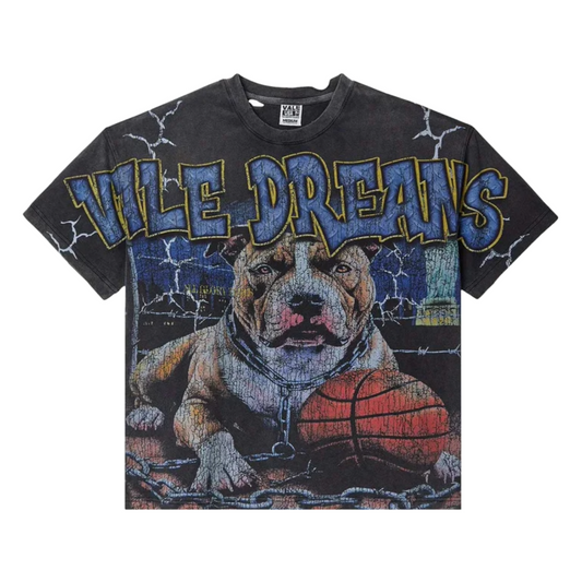 VALE FOREVER GUARD DOG BIG TEE - BLACK