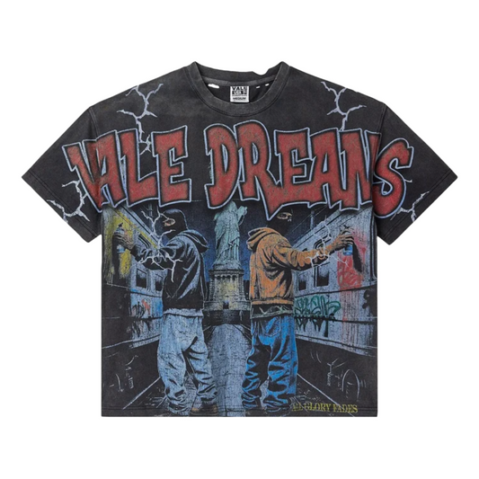 VALE FOREVER TAG BIG TEE - BLACK