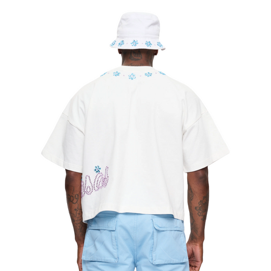 VALABASAS "GEM" TEE - WHITE