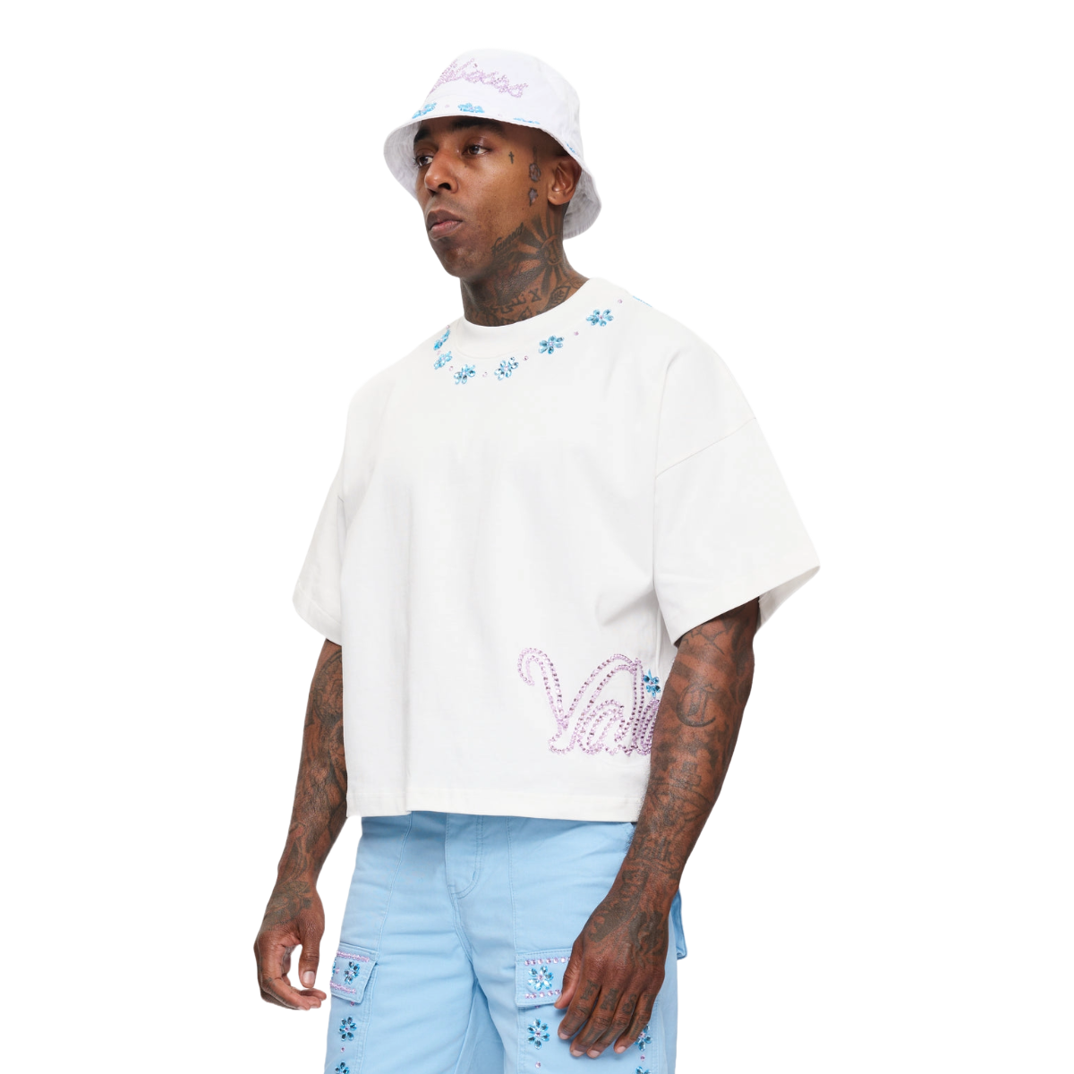VALABASAS "GEM" TEE - WHITE