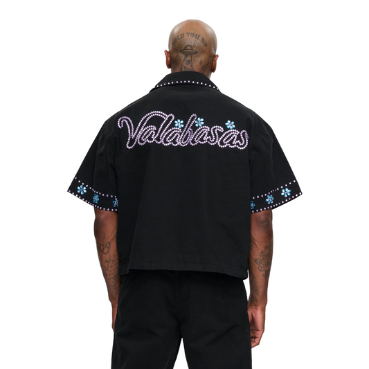 VALABASAS "UNDER PRESSURE" BUTTON DOWN - BLACK
