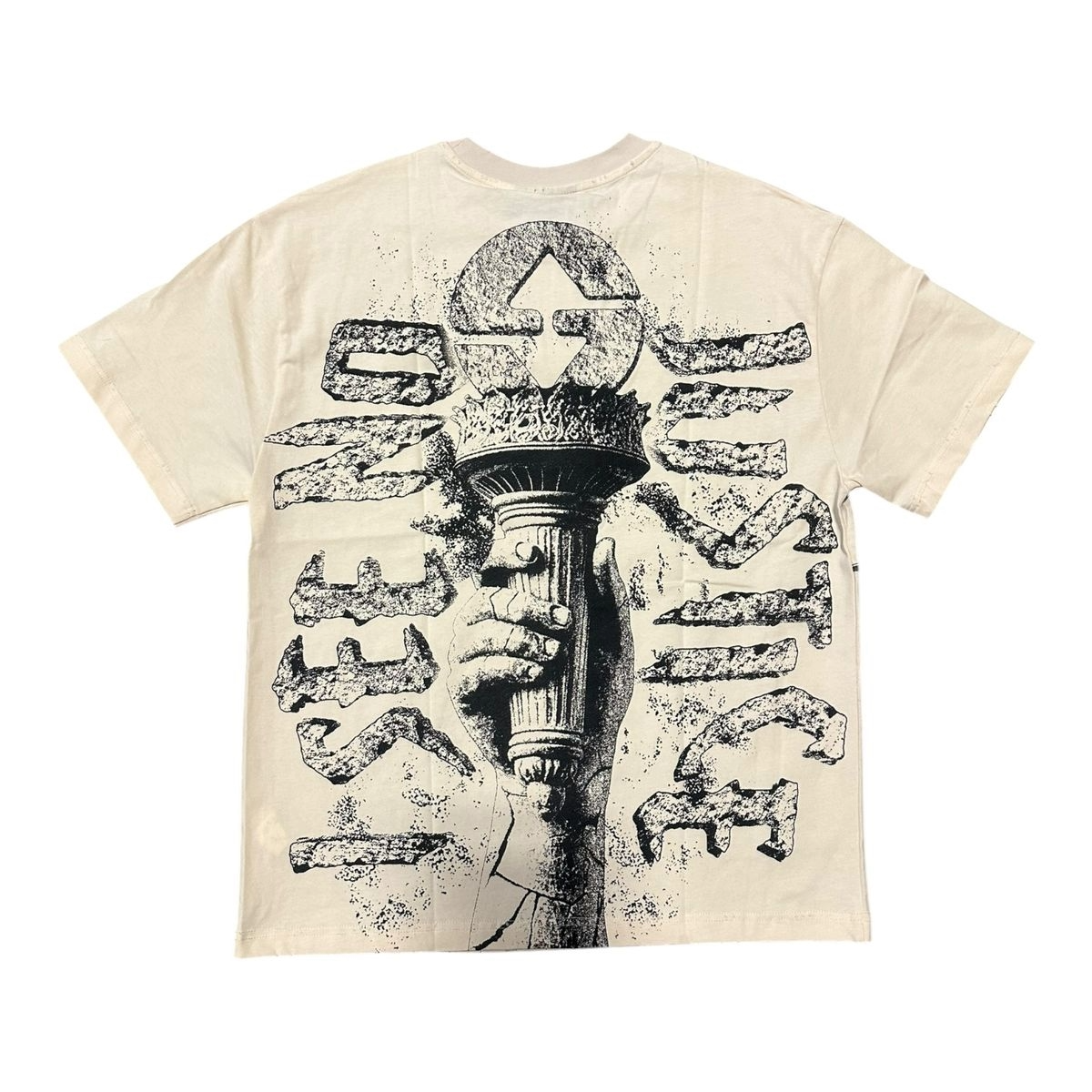 SYNDICATE 'NO JUSTICE' TEE - CREAM
