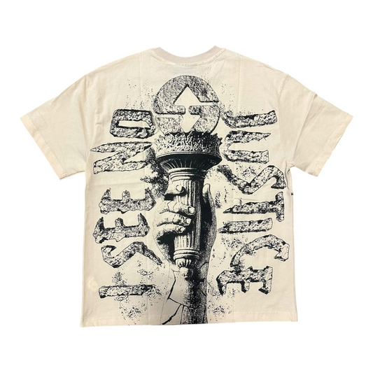 SYNDICATE 'NO JUSTICE' TEE - CREAM