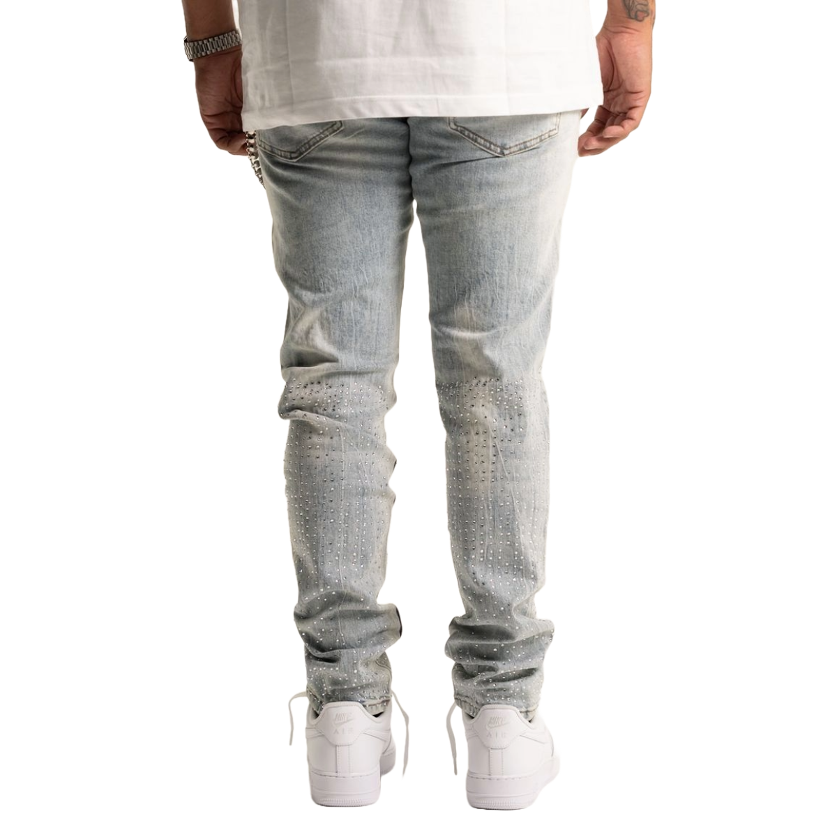 RVR 'CRISTAL' ST-02 LIGHT BLUE WASH DENIM