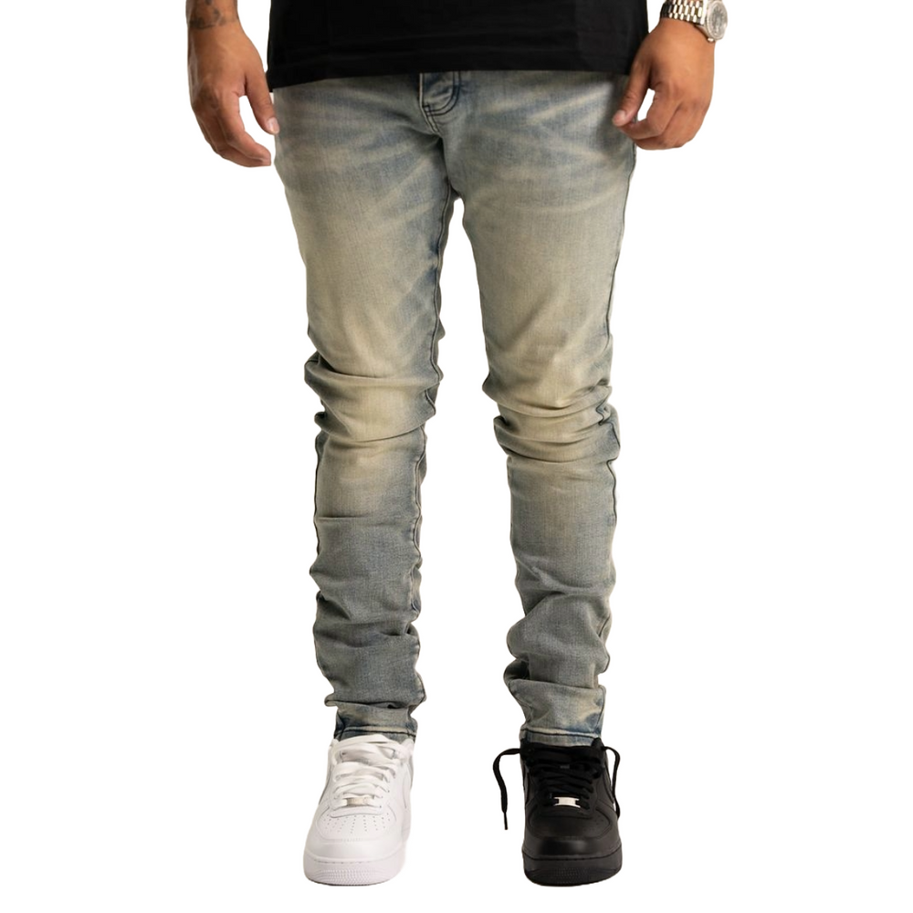 RVR 'ORIGIN' ML-02 BLUE WASH SKINNY DENIM