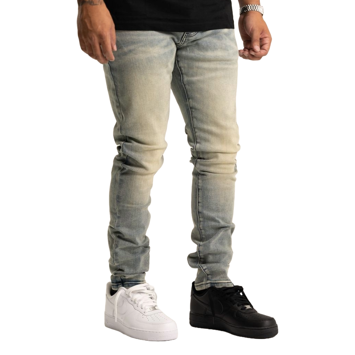 RVR 'ORIGIN' ML-02 BLUE WASH SKINNY DENIM