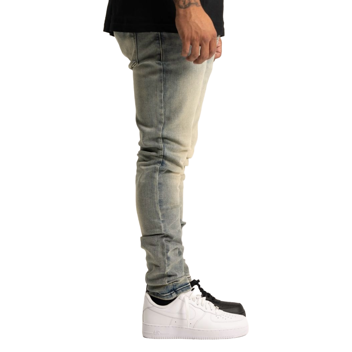 RVR 'ORIGIN' ML-02 BLUE WASH SKINNY DENIM