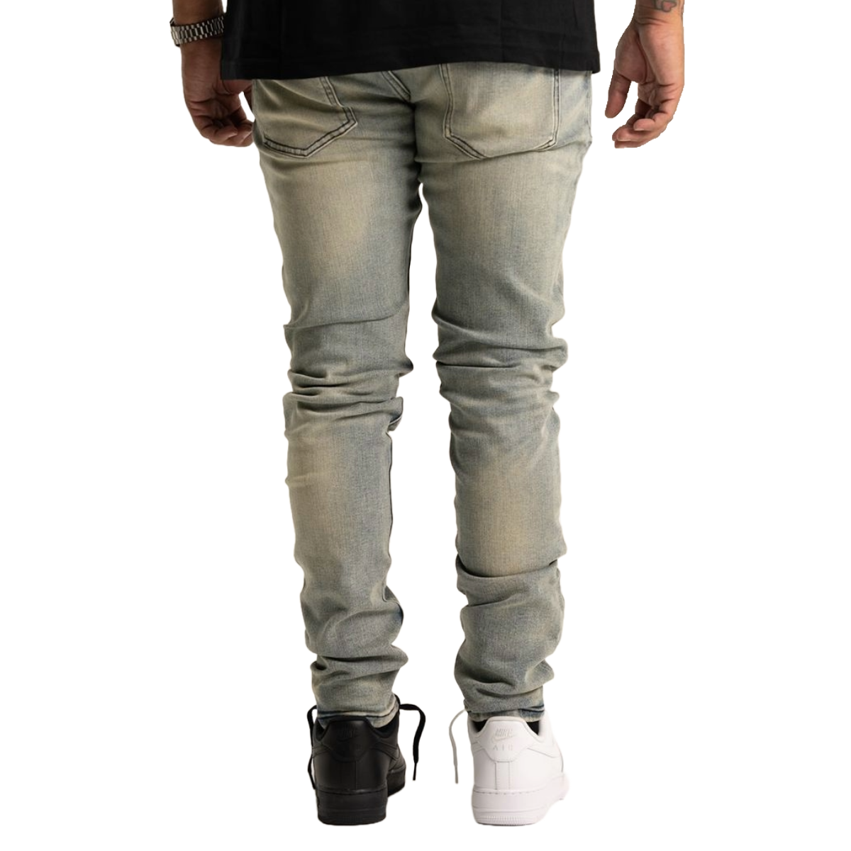 RVR 'ORIGIN' ML-02 BLUE WASH SKINNY DENIM