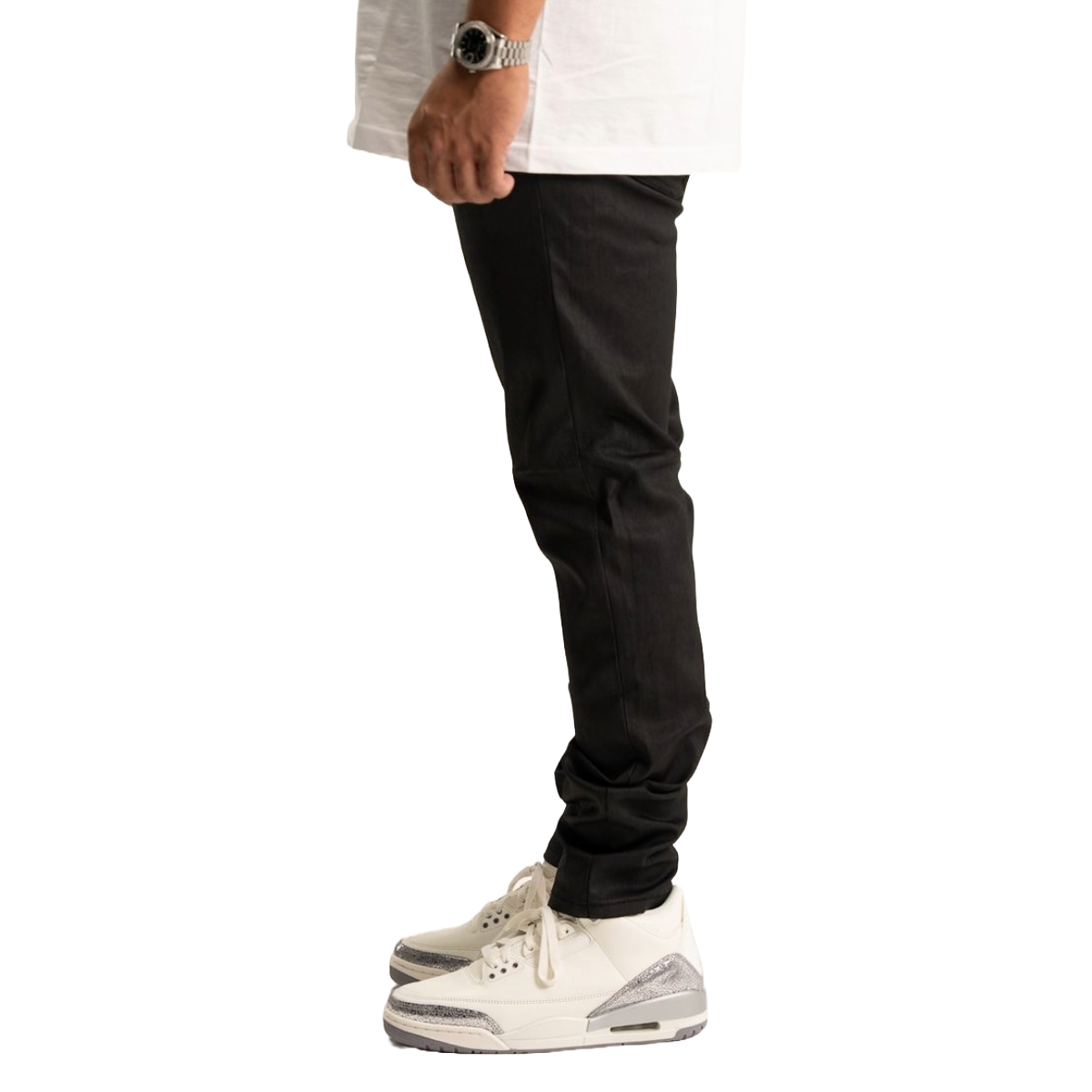 RVR 'ORIGIN' RS-02 WAXED BLACK DENIM