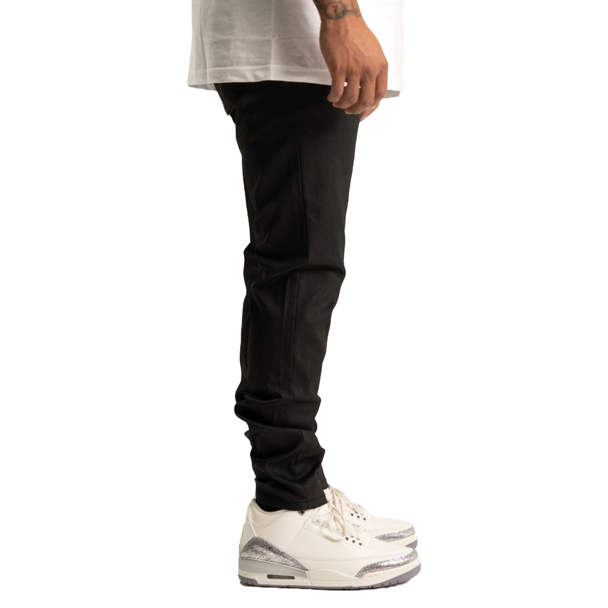 RVR 'ORIGIN' RS-02 WAXED BLACK DENIM