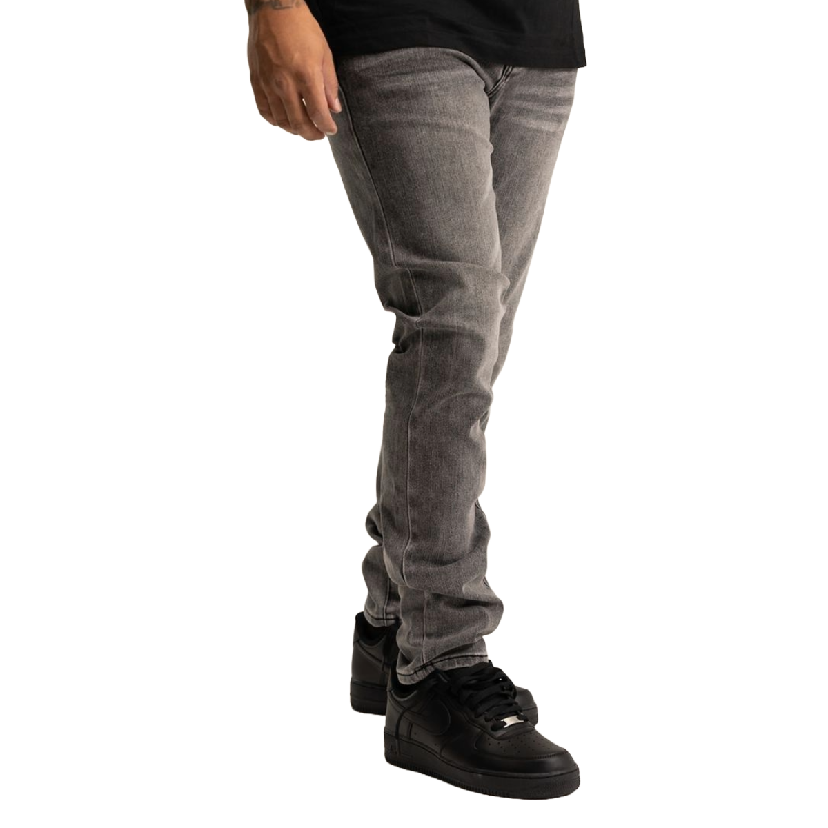 RVR 'ORIGIN' RS-03 GRAY WASH SKINNY DENIM