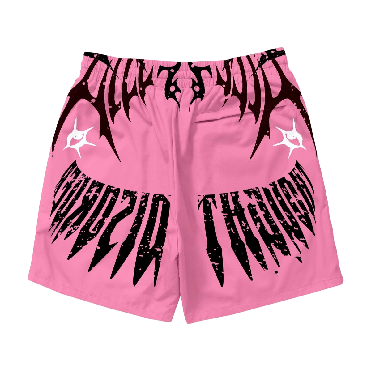 SH 'SINISTER' POLY SHORTS - HOT PINK