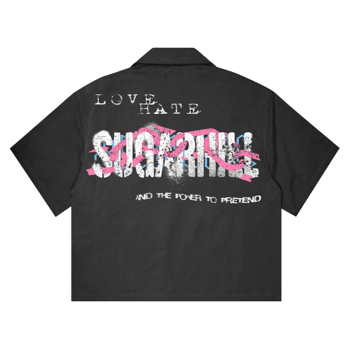 SH 'PRETENDER WORK SHIRT - BLACK/PINK