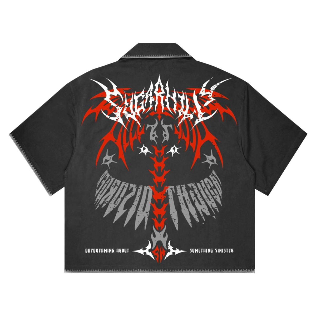 SH 'SINISTER' WORK SHIRT - BLK/RED
