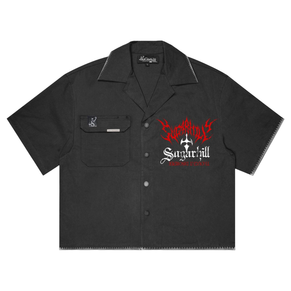 SH 'SINISTER' WORK SHIRT - BLK/RED