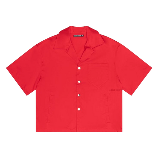 SC "MEANTIME" BUTTON UP - RED