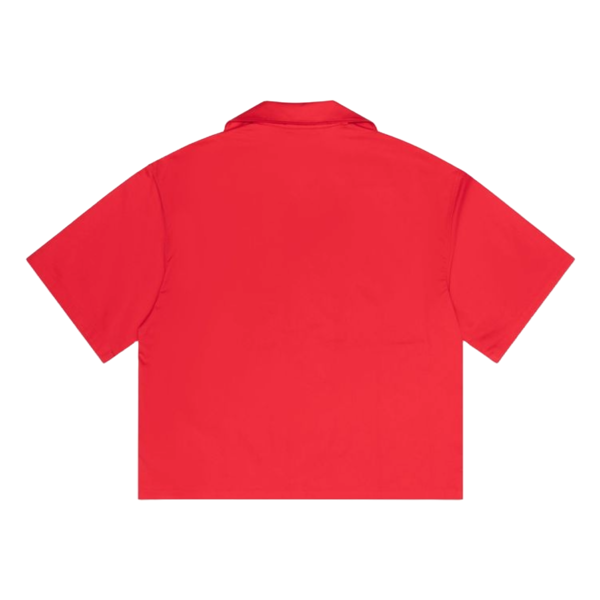 SC "MEANTIME" BUTTON UP - RED