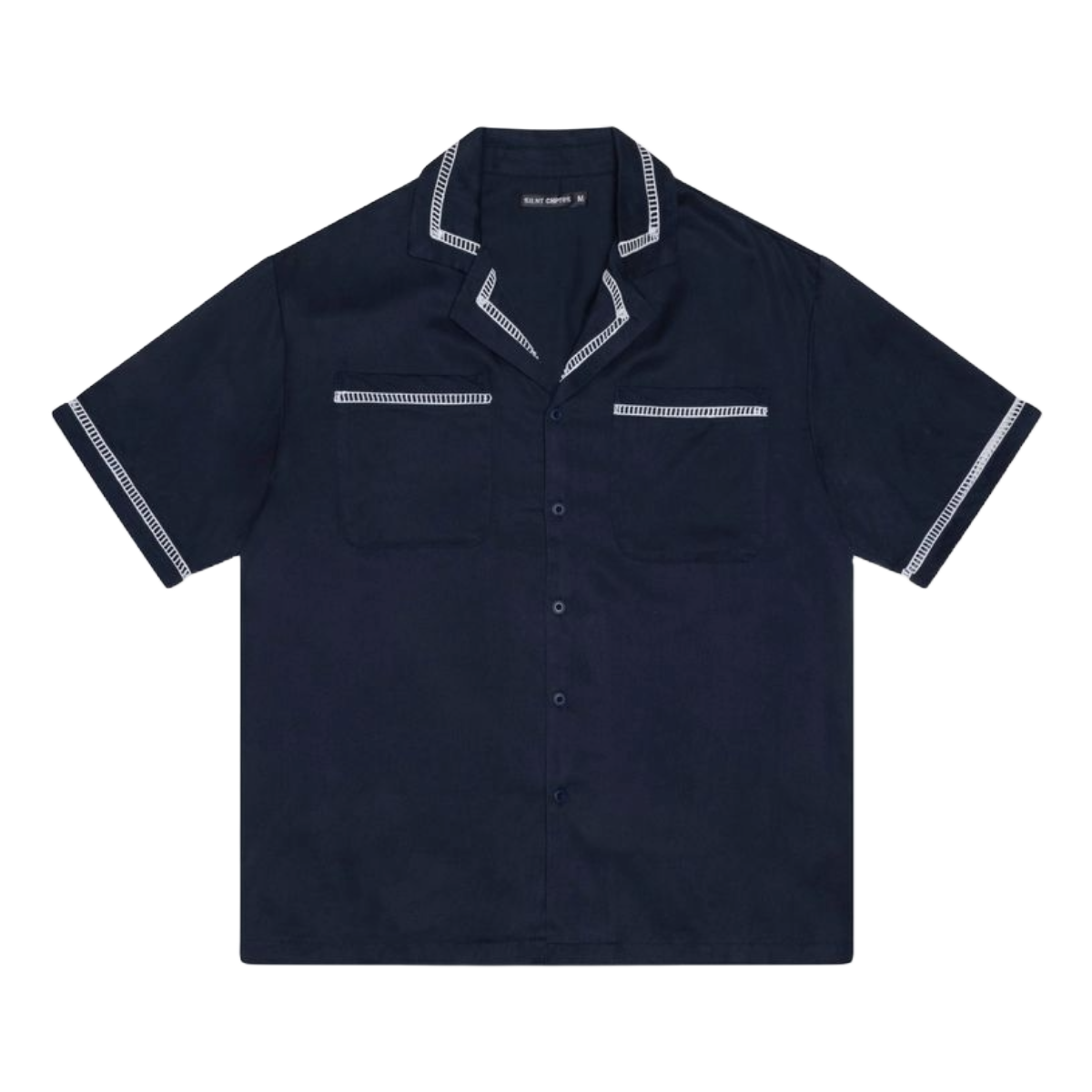 SC "VIBES" BUTTON UP - NAVY