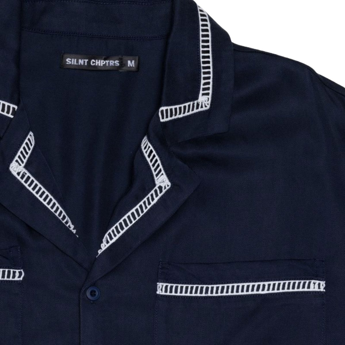 SC "VIBES" BUTTON UP - NAVY