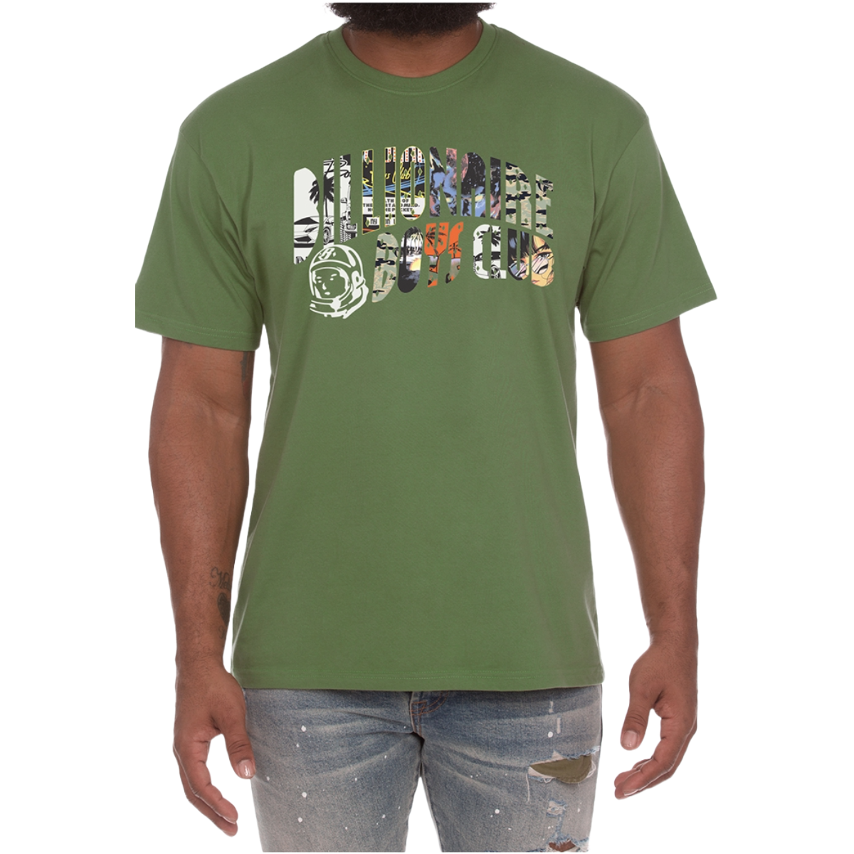 BB MULTIVERSE SS TEE - VINEYARD GREEN