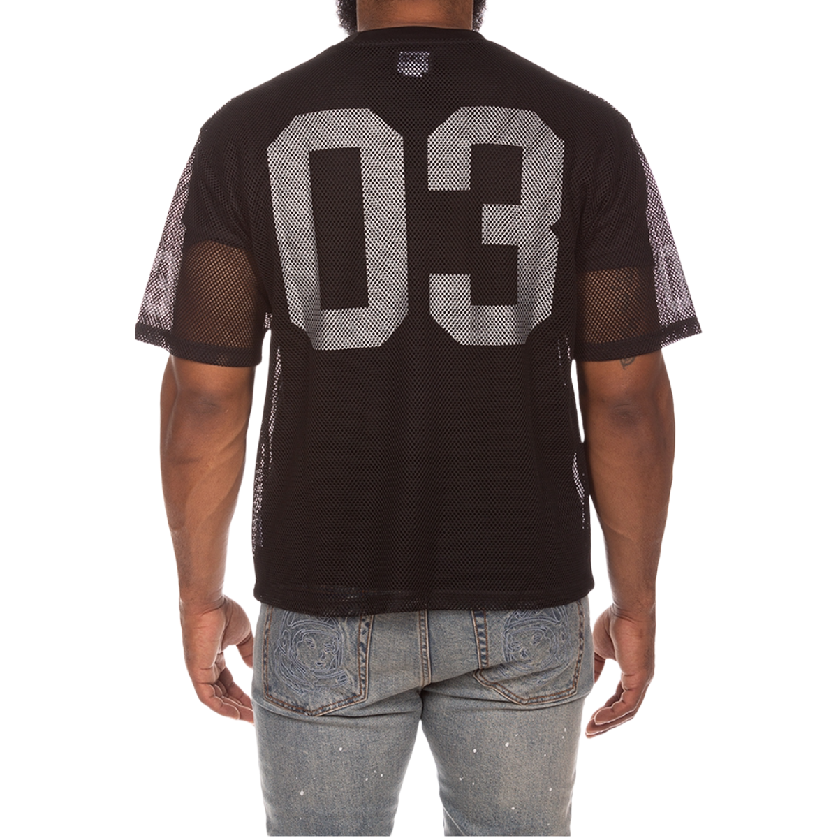 BB VARSITY FOOTBALL JERSEY - BLACK