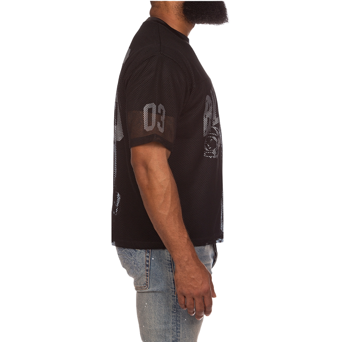 BB VARSITY FOOTBALL JERSEY - BLACK