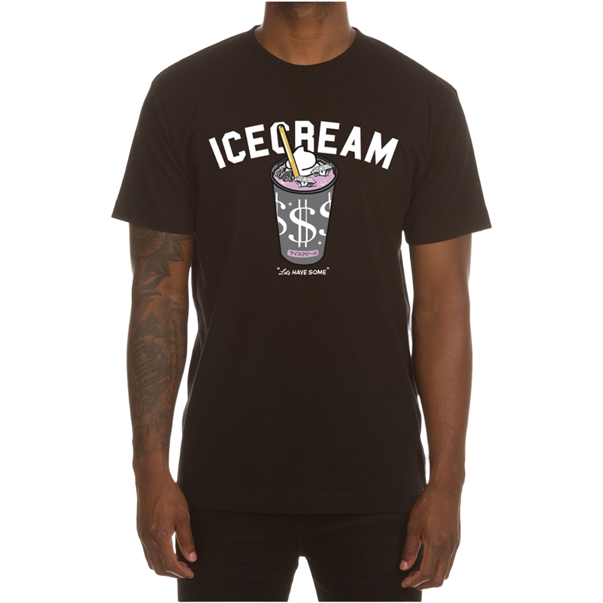 IC SHAKE SS TEE - BLACK