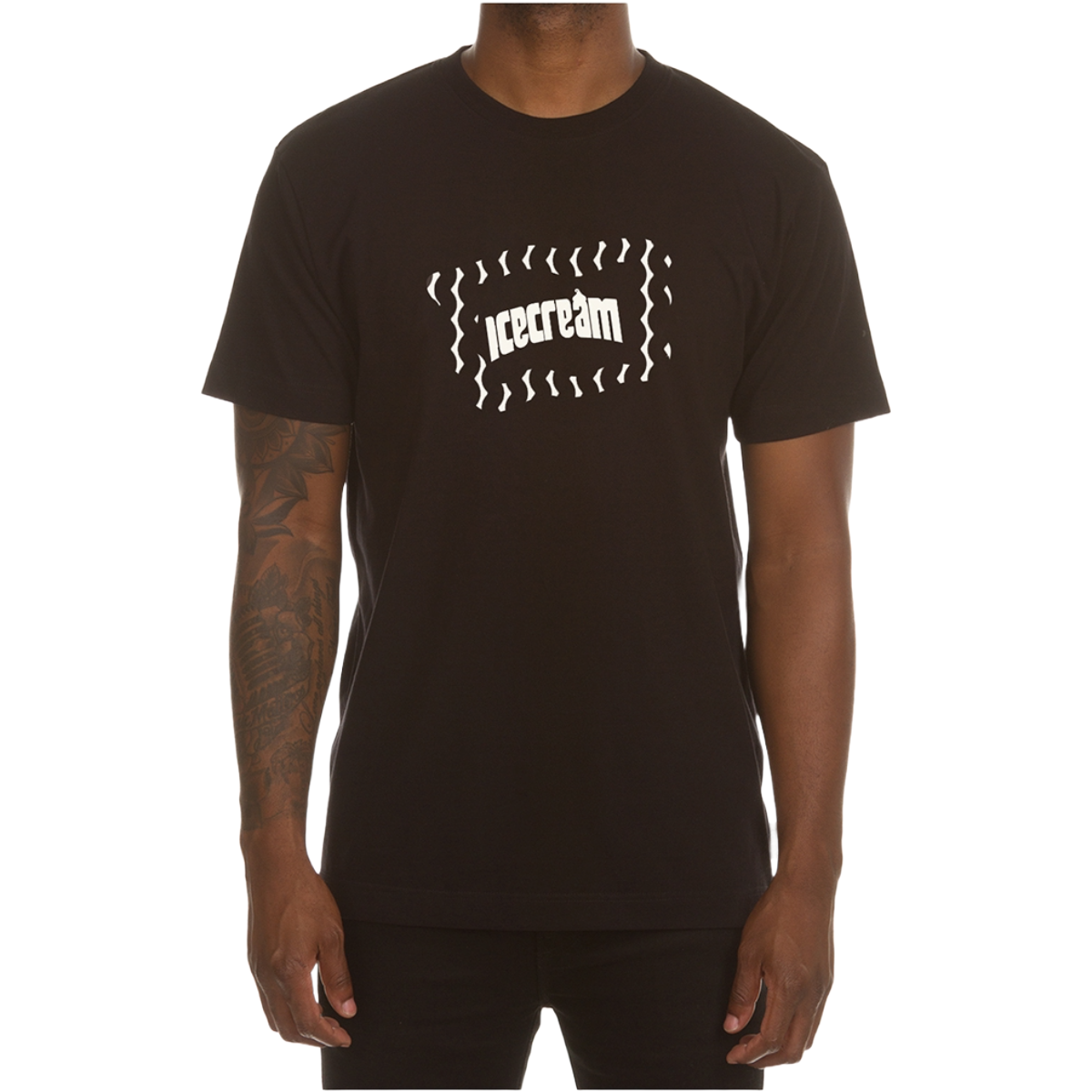 IC SOFT SERVE SS TEE - BLACK