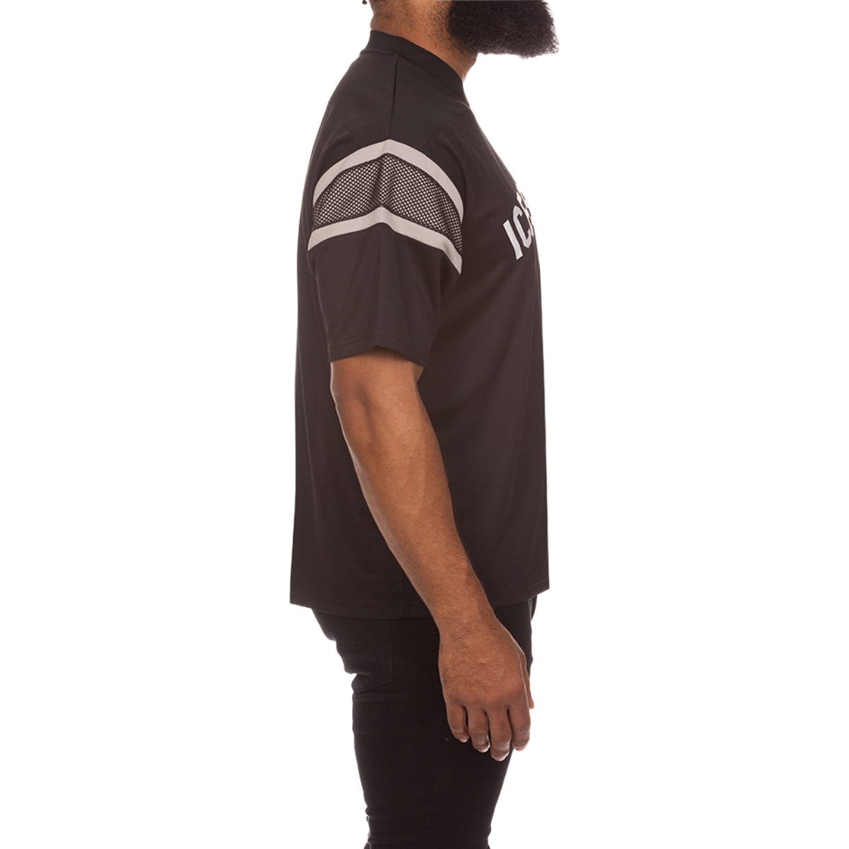 IC PASS SS KNIT - BLACK
