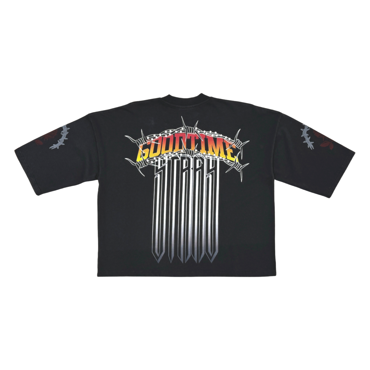 STRAY ROCKSTAR TEE - BLK/ORG